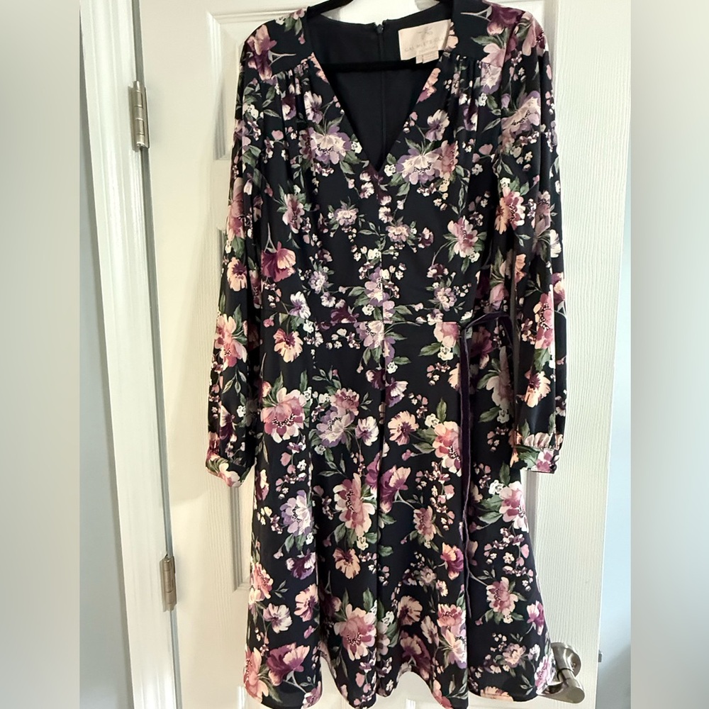 Gal Meets Glam Navy Floral Dress
